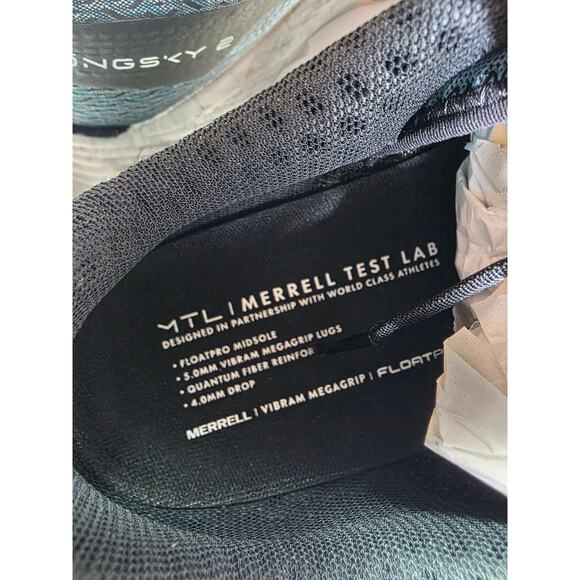 MERRELL MTL Long Sky 2 Tangerine Trail Running Shoes - NEW - Women's Size 8 - Picture 11 of 14